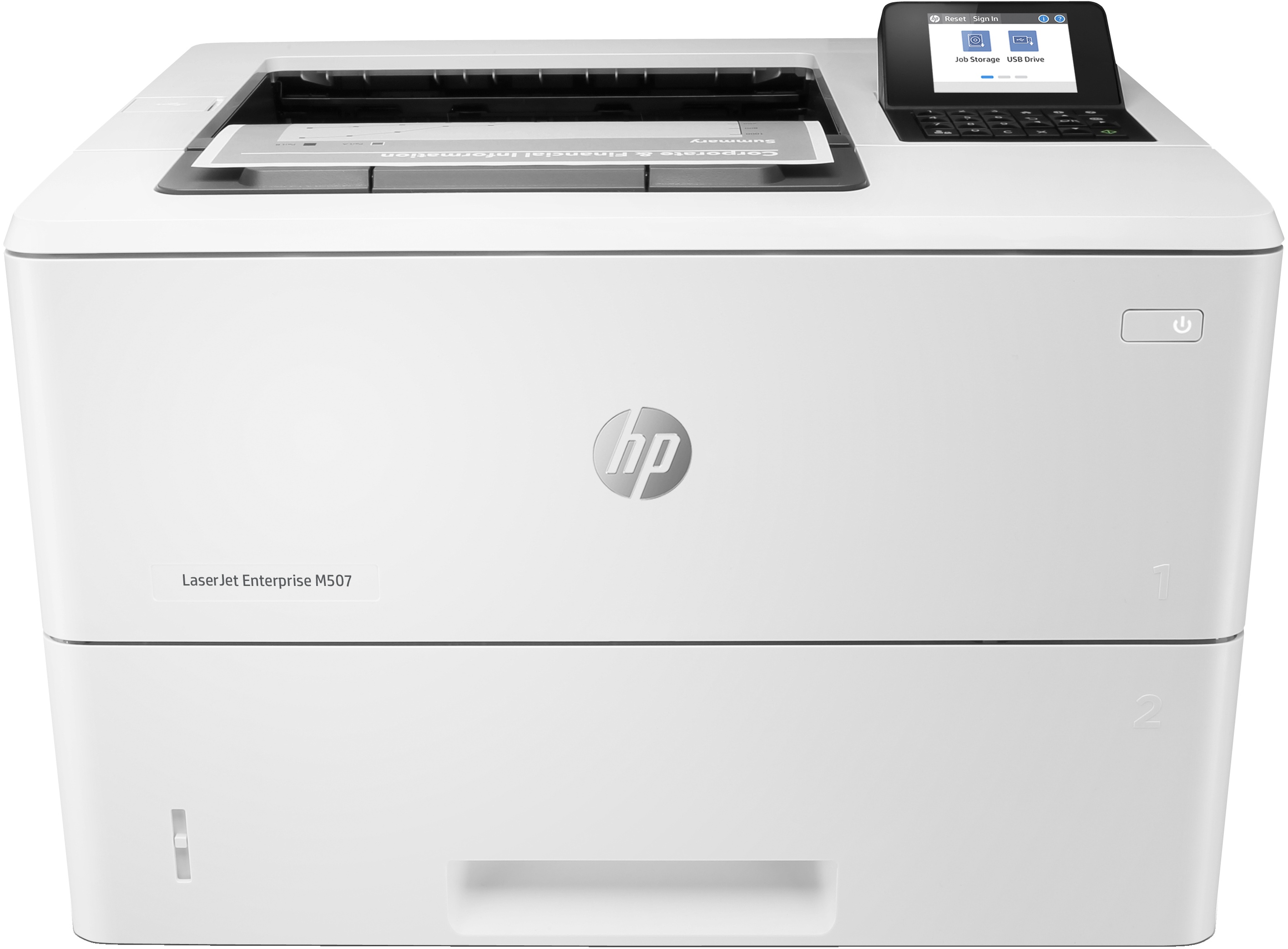 HP LaserJet Enterprise M507dn S/W Laser Drucker | A4 | 43 S./Min | Duplex | WLAN