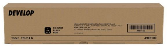 Original Develop TN514 K | A9E81D0 Toner Schwarz