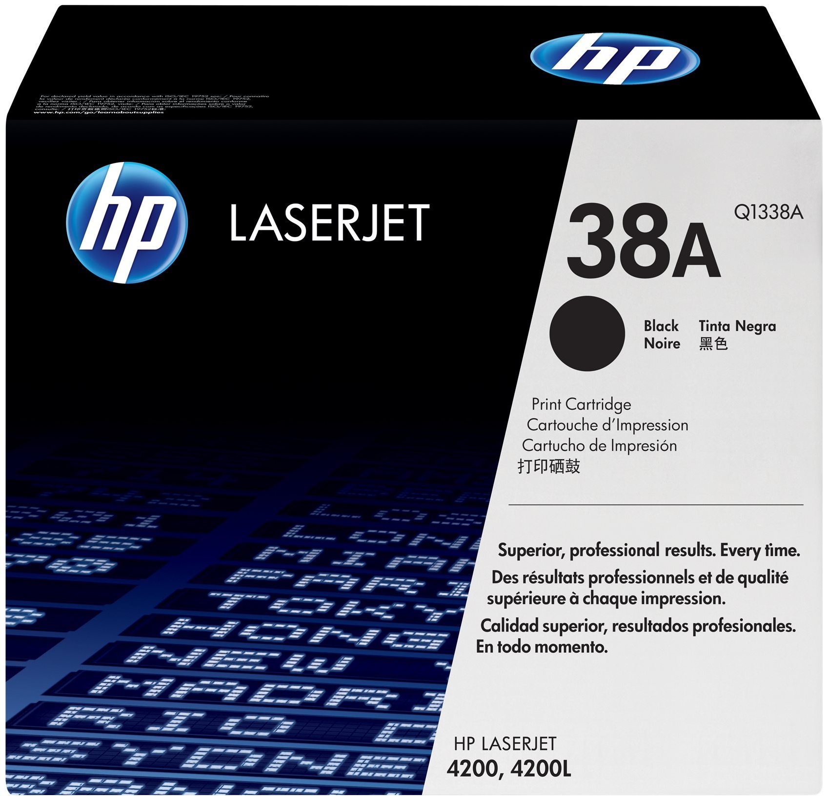 Original HP Q1338A | 38A Toner Schwarz