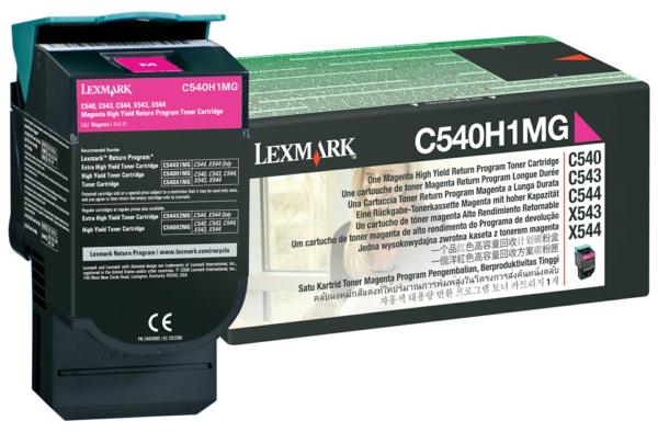 Original Lexmark C540H1MG Toner Magenta XL ( A-Ware )
