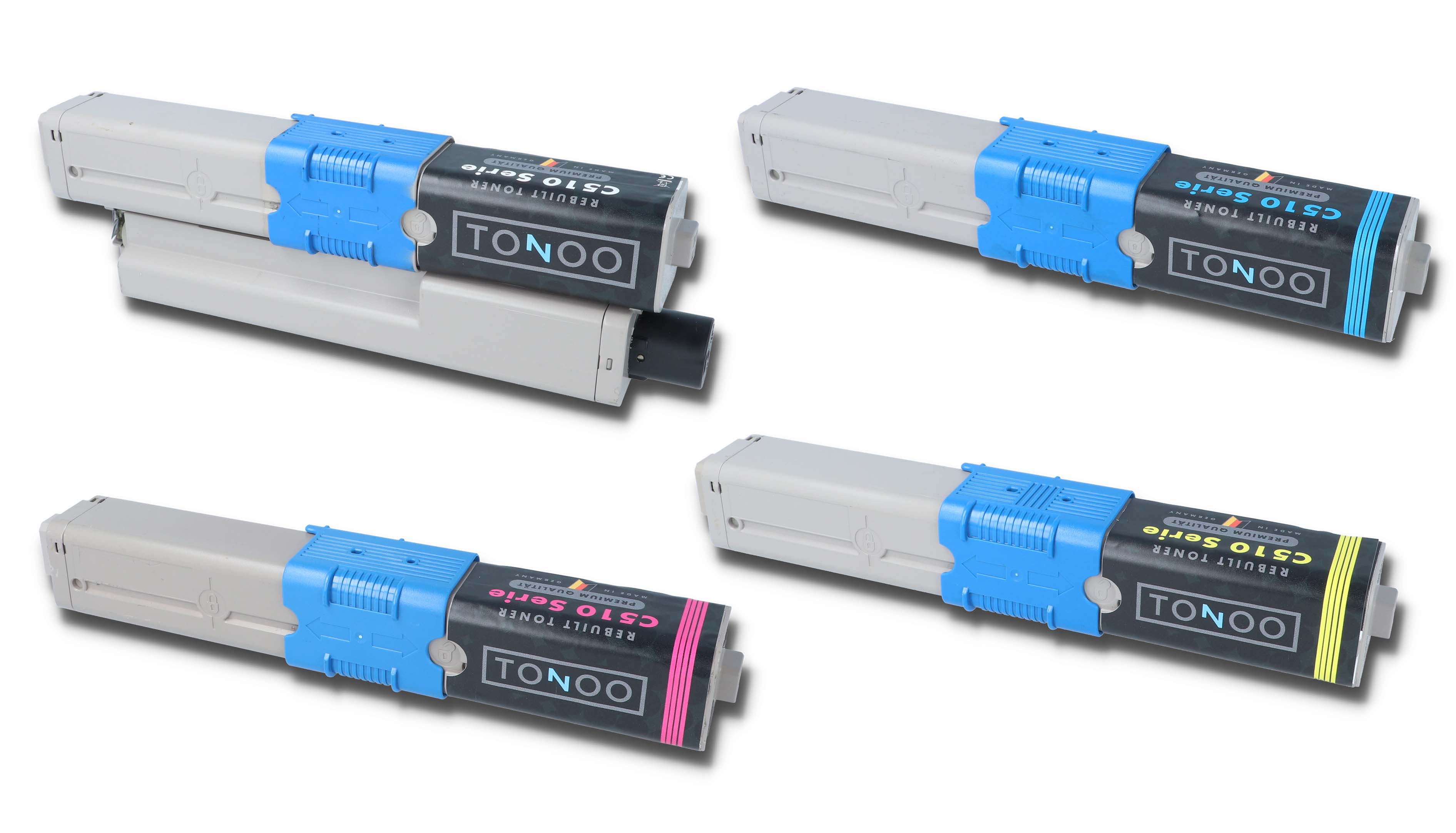 Tonoo® Toner für OKI MC562dn | MC562dnw | C531dn | C511dn | Set XL