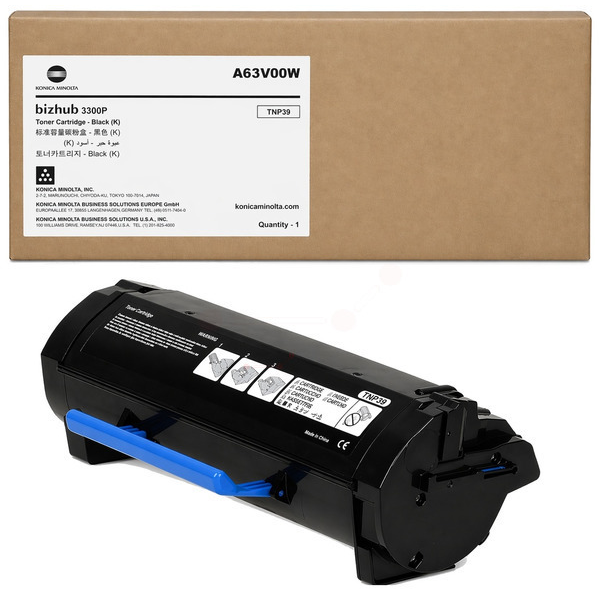 Original Konica Minolta TNP39 | A63V00W Toner Schwarz