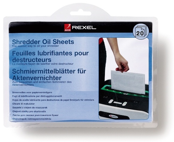 Rexel Ölblätter für Aktenvernichter, 20 Stück