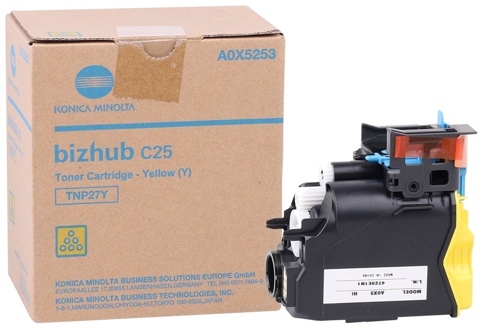 Original Konica Minolta TNP27Y | A0X5253 Toner Gelb