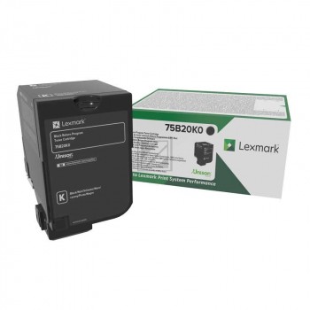 Original Lexmark 75B20K0 Toner Schwarz