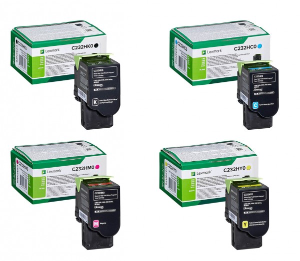 Original Lexmark MC2425 | C2425 | MC2535 | C2325 Toner Spar Set XXL