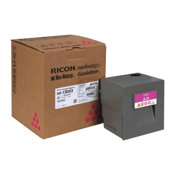 Original Ricoh Type MPC8003 | 842194 Toner Magenta