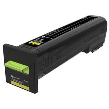 Original Lexmark 72K2XY0 Toner Gelb