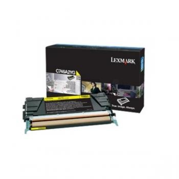 Original Lexmark C746A2YG Toner Gelb