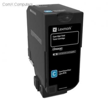 Original Lexmark 74C0H20 Toner Cyan