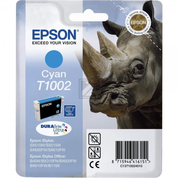 EPSON T1002 cyan Tintenpatrone