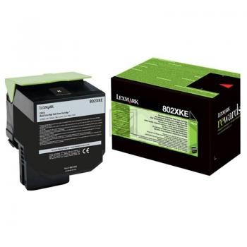 Original Lexmark 80C2XKE Toner Schwarz