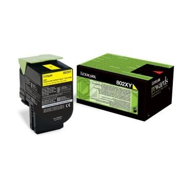 Original Lexmark 80C2XY0 Toner Gelb