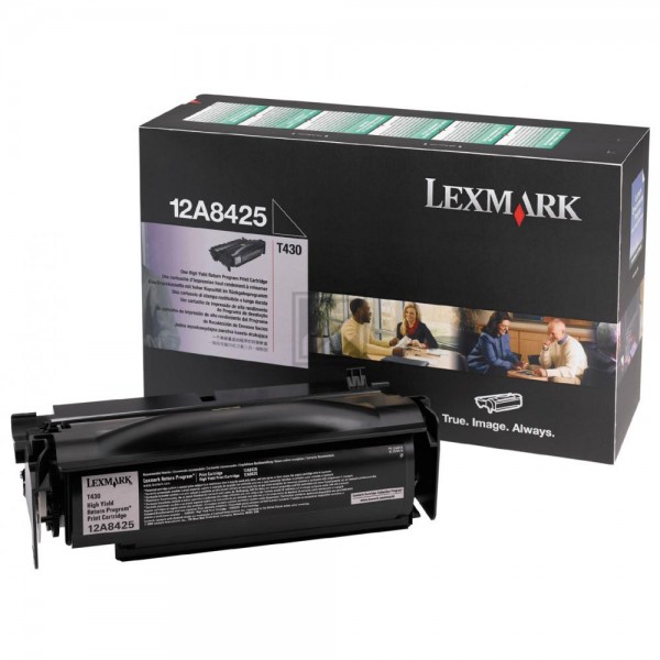 Original Lexmark 12A8425 Toner Schwarz