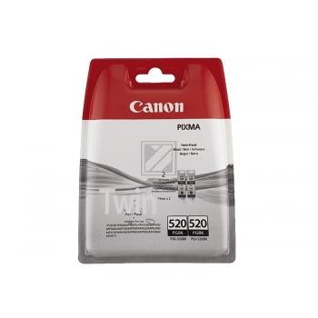 2 Canon PGI-520 BK Twin-Pack schwarz Tintenpatronen