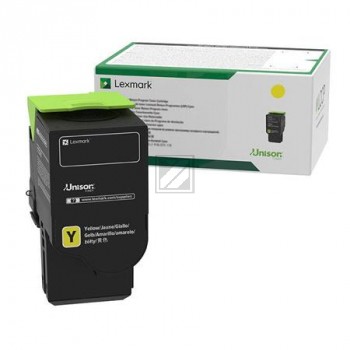 Original Lexmark 78C2XY0 Toner Gelb XL