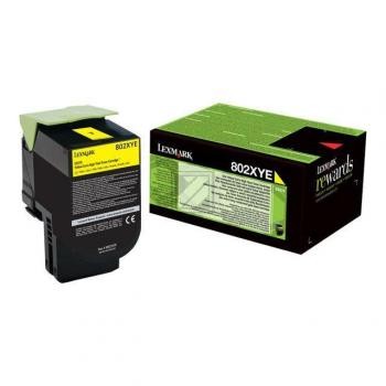 Original Lexmark 80C2XYE Toner Gelb