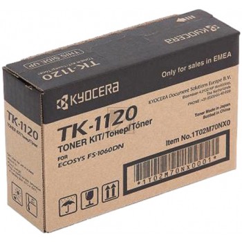 Original Kyocera TK1120 / 1T02M70NX0 Toner Schwarz