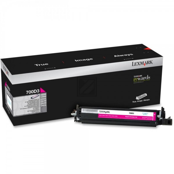 Original Lexmark 70C0D30 / 700D3 Entwicklereinheit Magenta