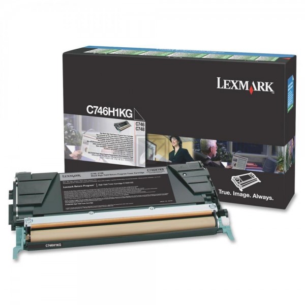 Original Lexmark C746H1KG Toner Schwarz