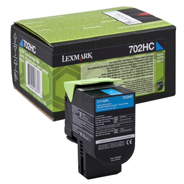 Original Lexmark 702CE | 70C20CE Toner Cyan