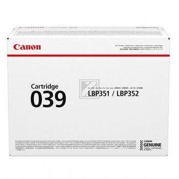 Canon 039 BK schwarz Toner