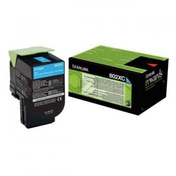 Original Lexmark 80C2XC0 Toner Cyan