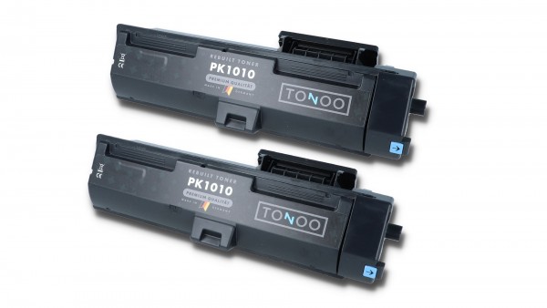 Tonoo® Toner ersetzt Utax 1T02RV0UT0 | PK1010 Schwarz Doppelpack