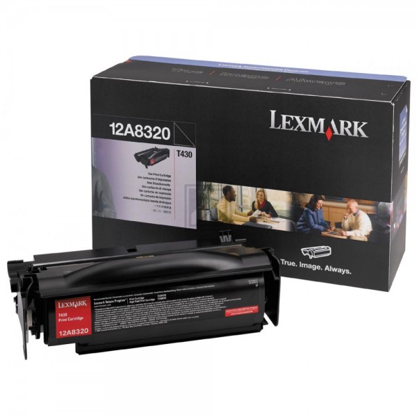 Original Lexmark 12A8320 Toner Schwarz