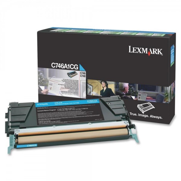 Original Lexmark C746A1CG Toner Cyan