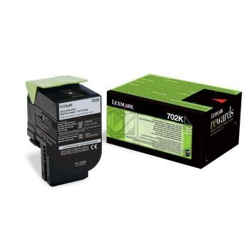 Original Lexmark 70C20K0 / 702K Toner Schwarz