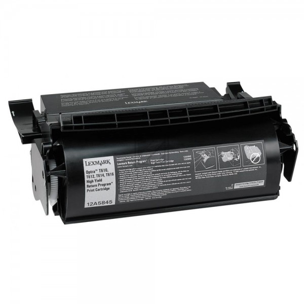 Original Lexmark | 12A5845 Toner Schwarz xl