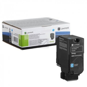 Original Lexmark 74C2HC0 Toner Cyan