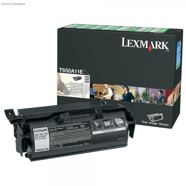 Original Lexmark T650A11E Toner Schwarz