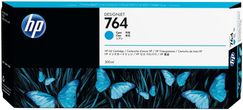 Original HP 764 | C1Q13A Tinte Cyan ( 2025 )