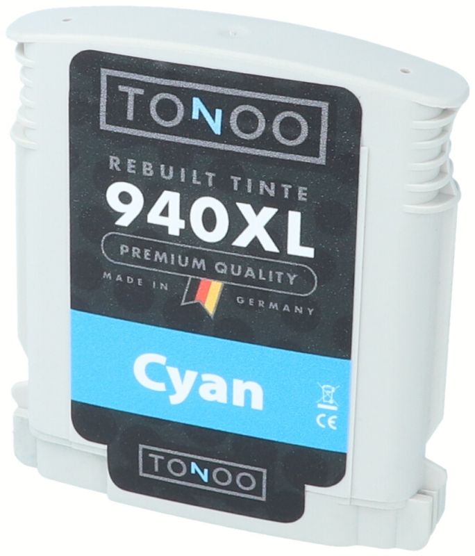 Tonoo® Tinte ersetzt HP C4907AE | 940XL Cyan XL