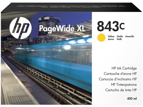 Original HP 843C | C1Q68A Tintenpatrone Gelb