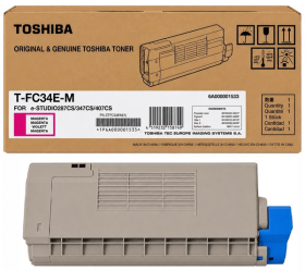Original Toshiba T-FC34EM | 6A000001533 Toner Magenta