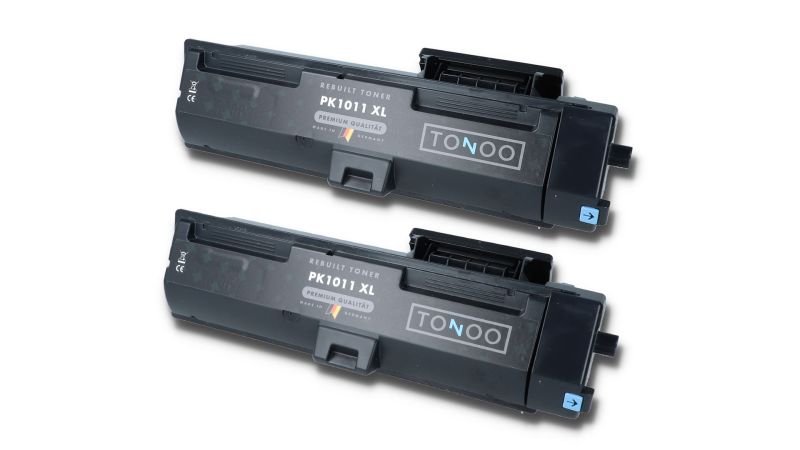 Tonoo® Toner ersetzt Utax 1T02RY0UT0 | PK1011 Schwarz Doppelpack XL