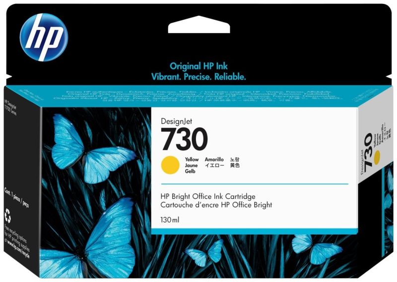 Original HP 730 | P2V64A Tinte Gelb