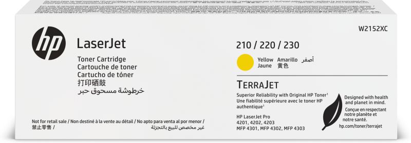Original HP W2152XC Toner Gelb XL
