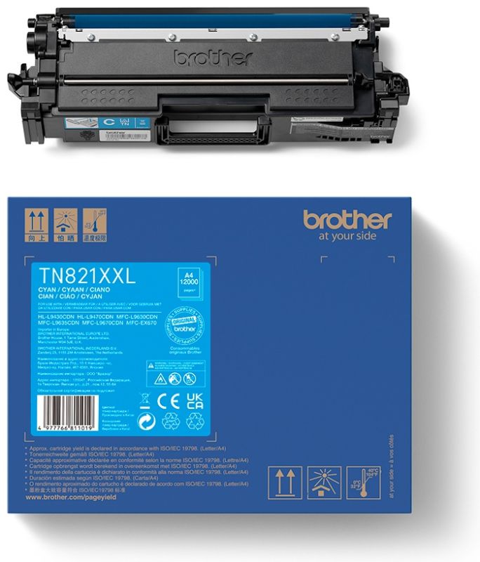 Original Brother TN821XXLC | TN824CP Toner Cyan XXL
