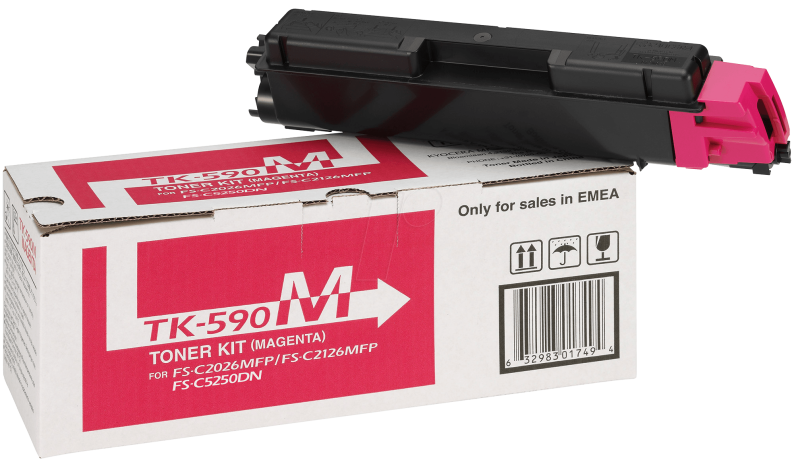 Original Kyocera TK590M Toner Magenta