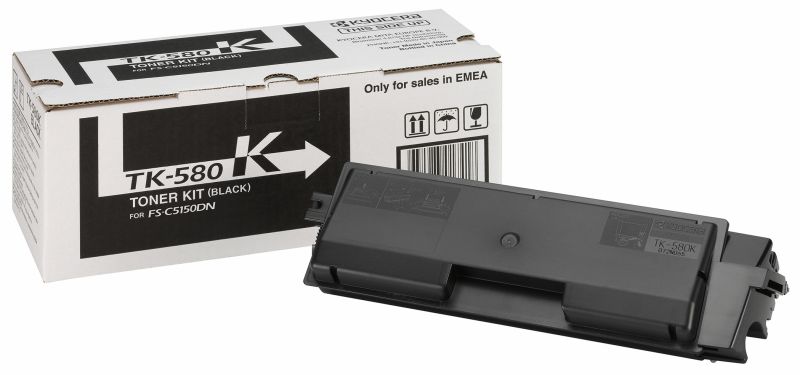 Original Kyocera TK580K | 1T02KT0NL0 Toner Schwarz