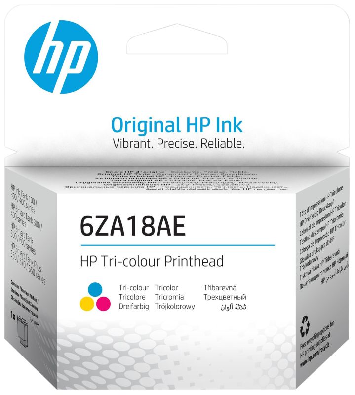 Original HP 6ZA18AE Druckkopf  ( Cyan, Magenta, Gelb )