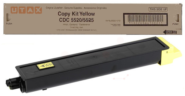 Original Utax 652511016 Toner Gelb