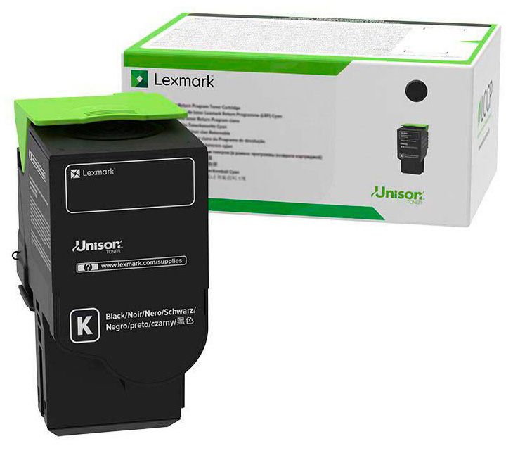Original Lexmark 80C2HKE Toner Schwarz XL