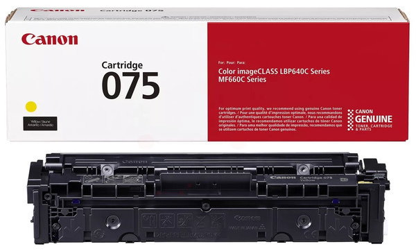 Original Canon 075 | 6362C002 Toner Gelb