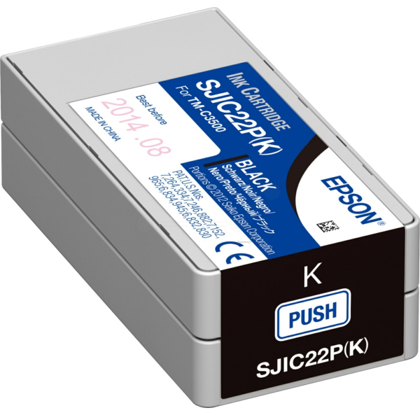 Original Epson SJIC22P | C33S020601 Tinte Schwarz