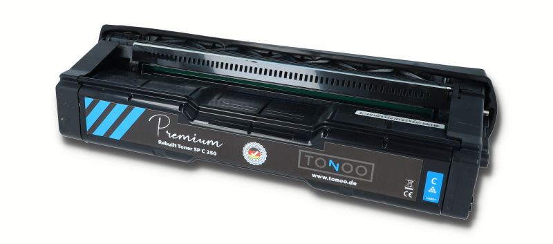 Tonoo® Toner ersetzt Ricoh 407717 | SPC252HE Cyan